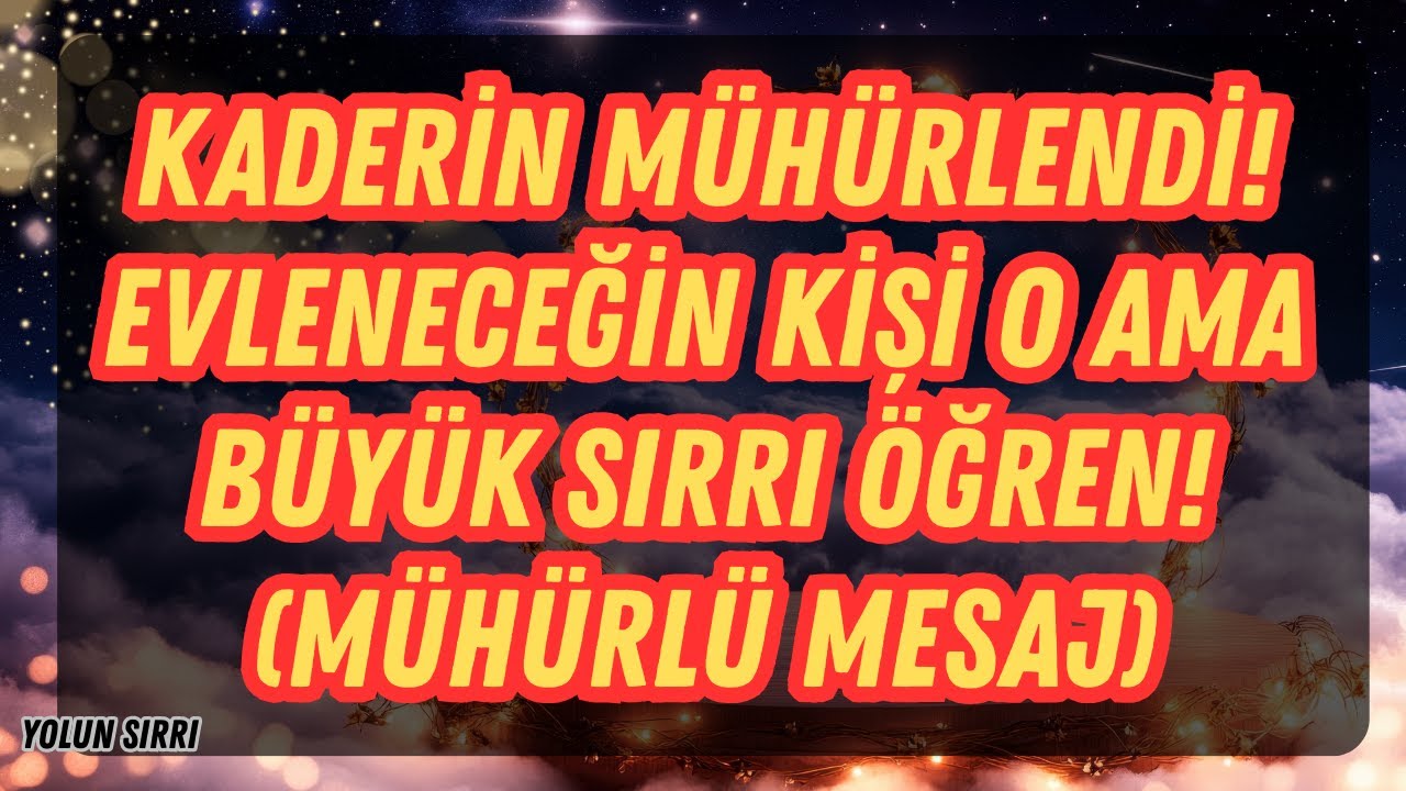 Kaderin Mühürlendi: Evleneceğin Kişi O Ama Bilmen Gereken Büyük Bir Sır Var!