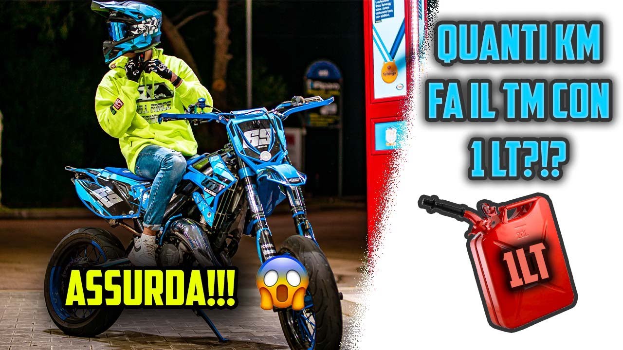 QUANTO FA IL TM CON 1 LT DI BENZINA! Parte 1. INASPETTATO...😱