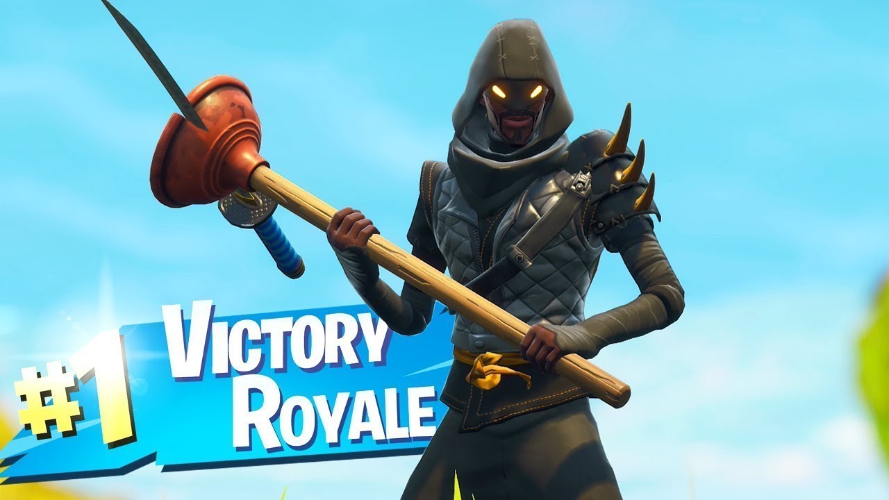 FORTNITE BATTLE ROYAL - NINJA SKIN GETS THE GAME WINNING KILL!!!