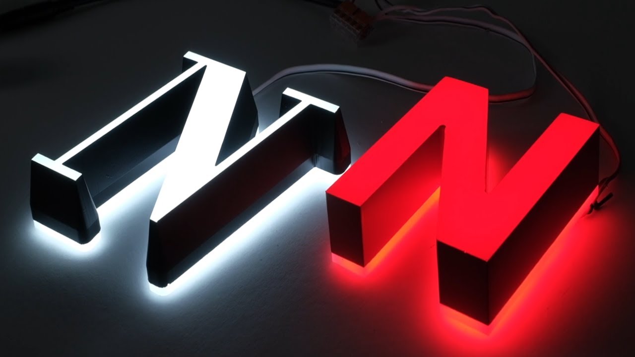 Expand Your Sign Catalog with Acrylic Front & Back Lit Channel Letters That Increase Revenue