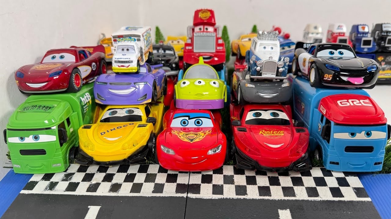 Disney Pixar Cars Unboxing Review | Lightning McQueen, Tow Mater, Doc Hudson, Sally Carrera, Mack