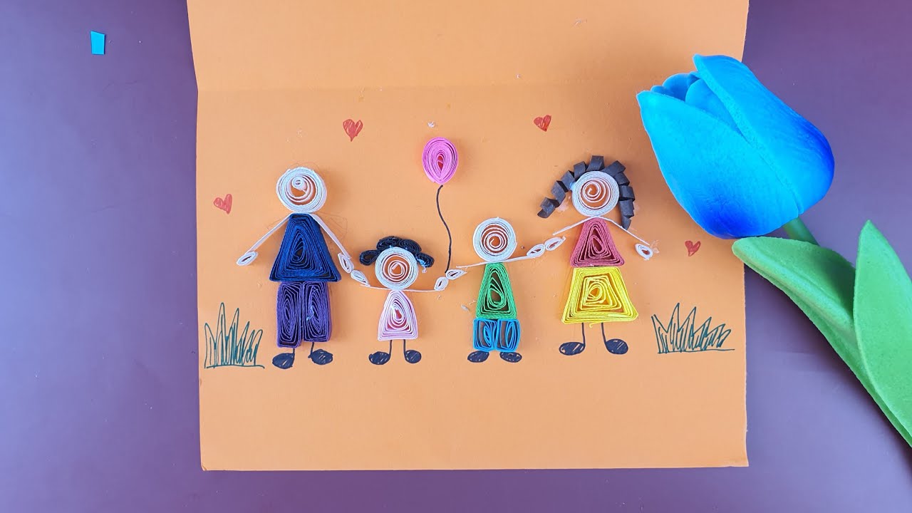 Make Happy Family Quilling
