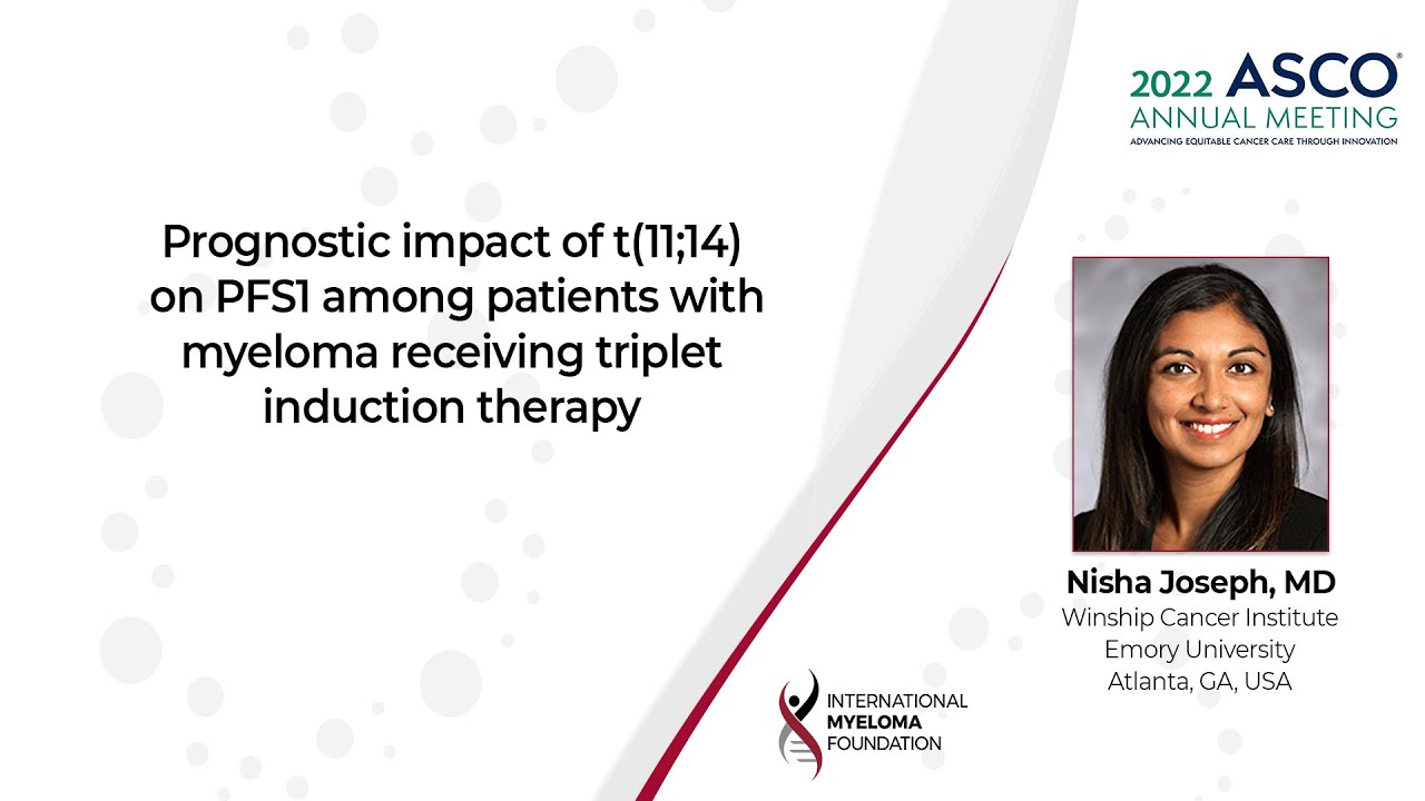 Response Rates Among t(11; 14) Multiple Myeloma Patients Receiving Triplet Induction Therapy