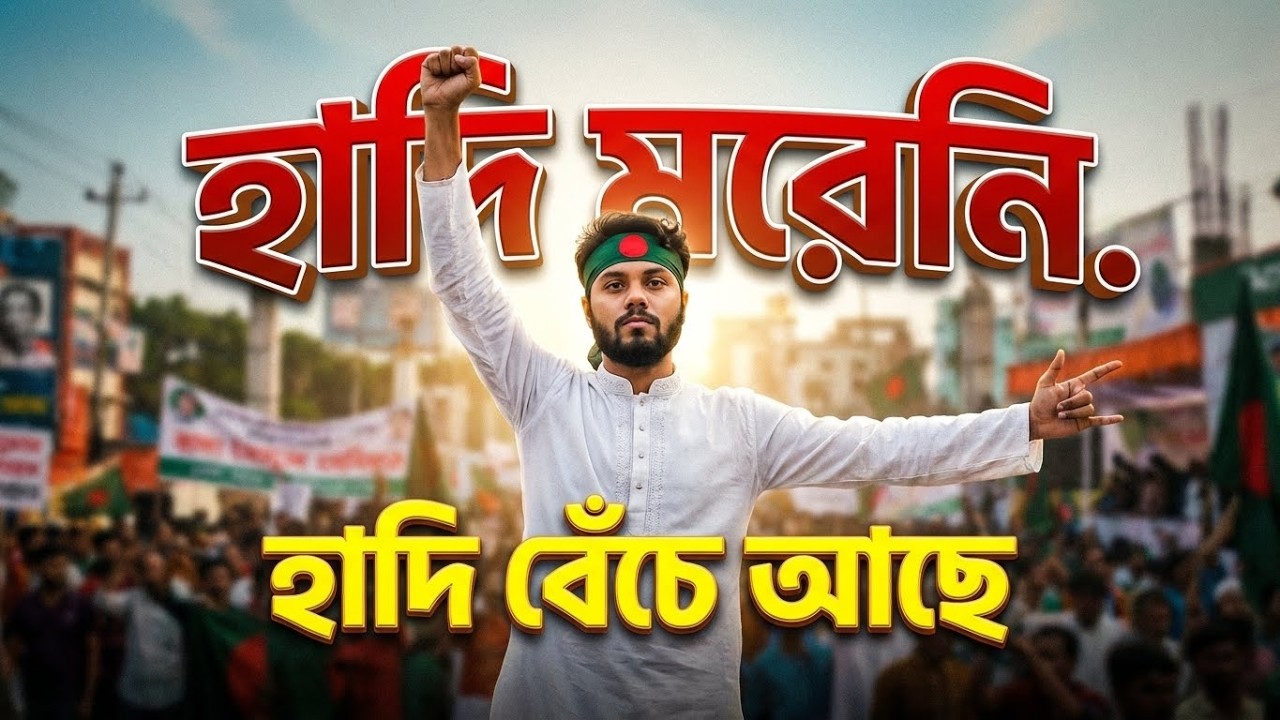 হাদি মরেনি হাদি বেঁচে আছে কোটি মানুষের অন্তরে  Osman Shorif Hadi #হাদি  #hadi