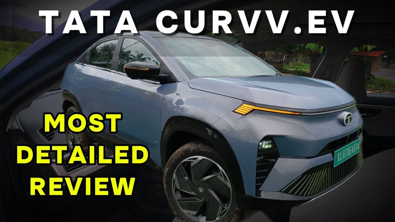 TATA Curvv ev 2025 Review ( Range Price Base model & Top Model )