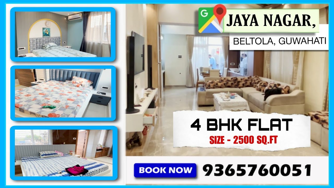 Jayanagar | Beltola flat | 4 BHK | Guwahati flat for sale