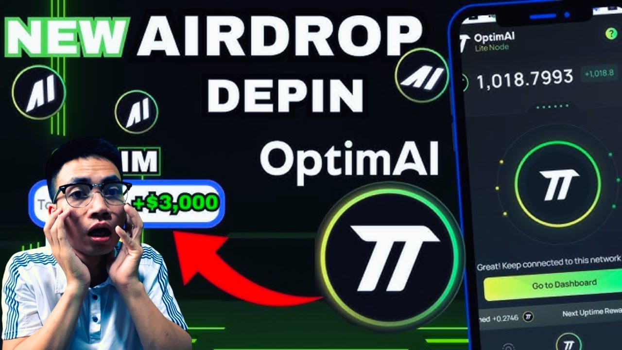 Hướng Dẫn Chạy Node OptimAI Network &ndash; Dự &Aacute;n Hot Từ YZi Labs, Dễ Nhận Airdrop #pi #airdrop #