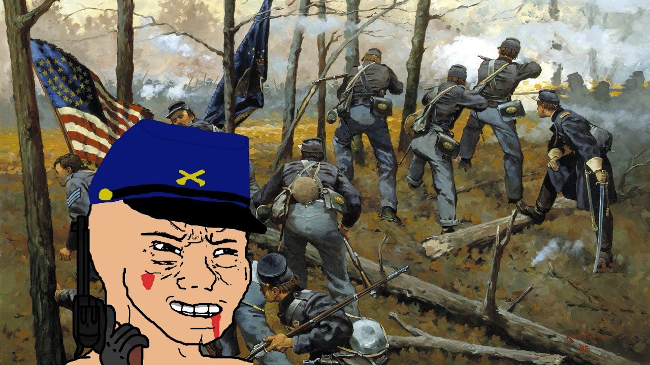 Hell On The Wabash but you're a Union soldier during the Battle of Shiloh