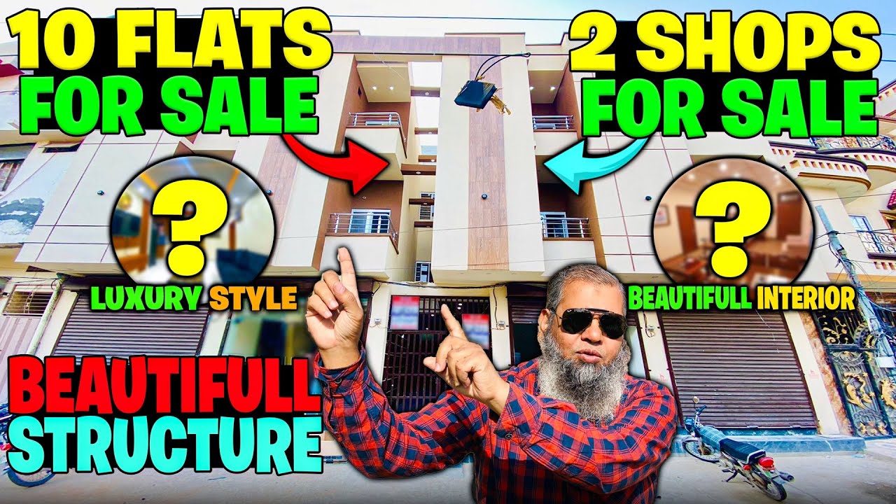 10 Flats & Shops For Sale in Lahore | 10 Luxury Flats + 2 Commercial Shops | Samanabad @LAHOREREALTY