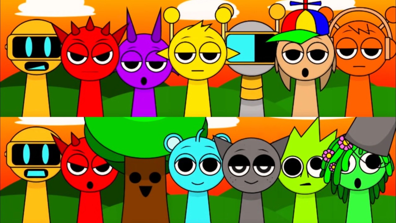 Sprunki SWAPPED Phase 1 But Low-Cortisol Version🤗😇incredibox sprunki animation