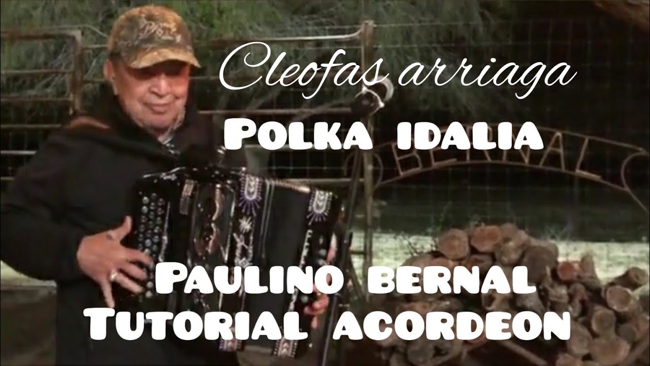polka Idalia Paulino Bernal tutorial para acordeón de teclas