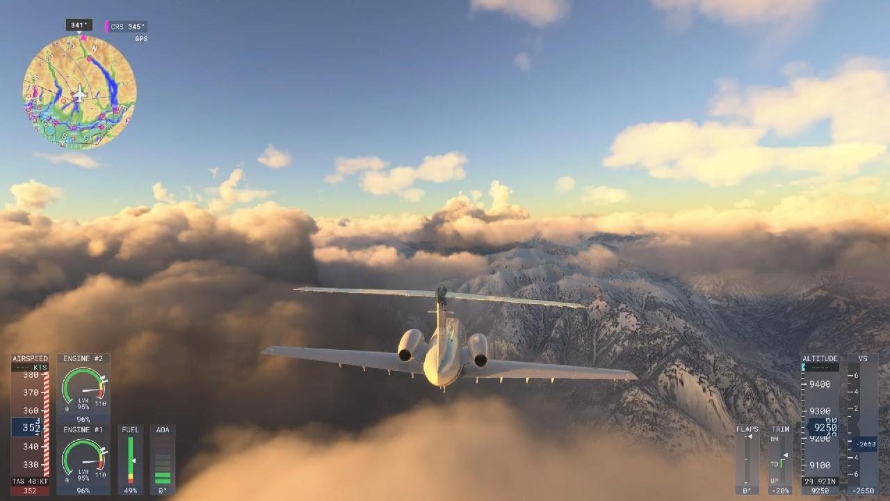 MSFS SEATTLE to VANCOUVER BC Full Flight