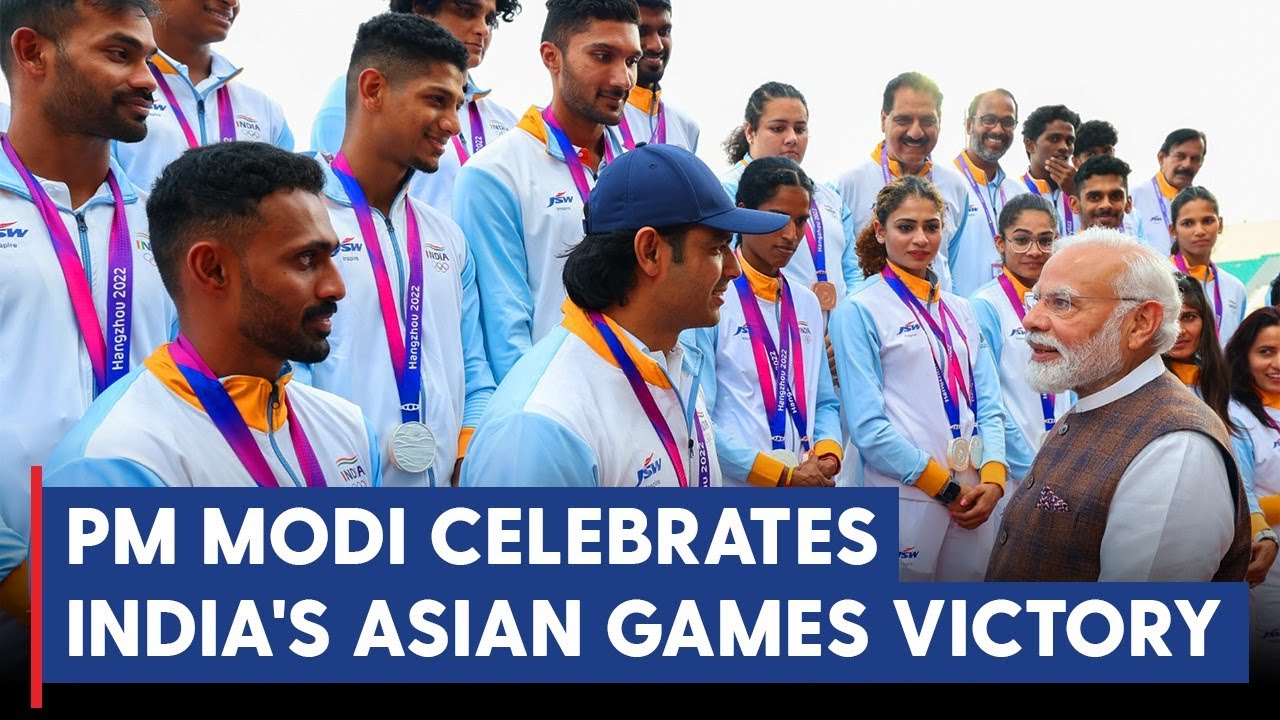 PM Narendra Modi Hails India's Historic 107-Medal Triumph at Asian Games
