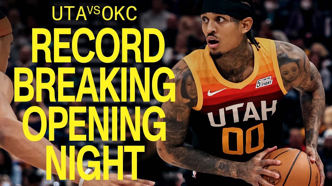 Rudy Gobert sets new FRANCHISE rebounding mark, Jazz open season with win | UTAH JAZZ