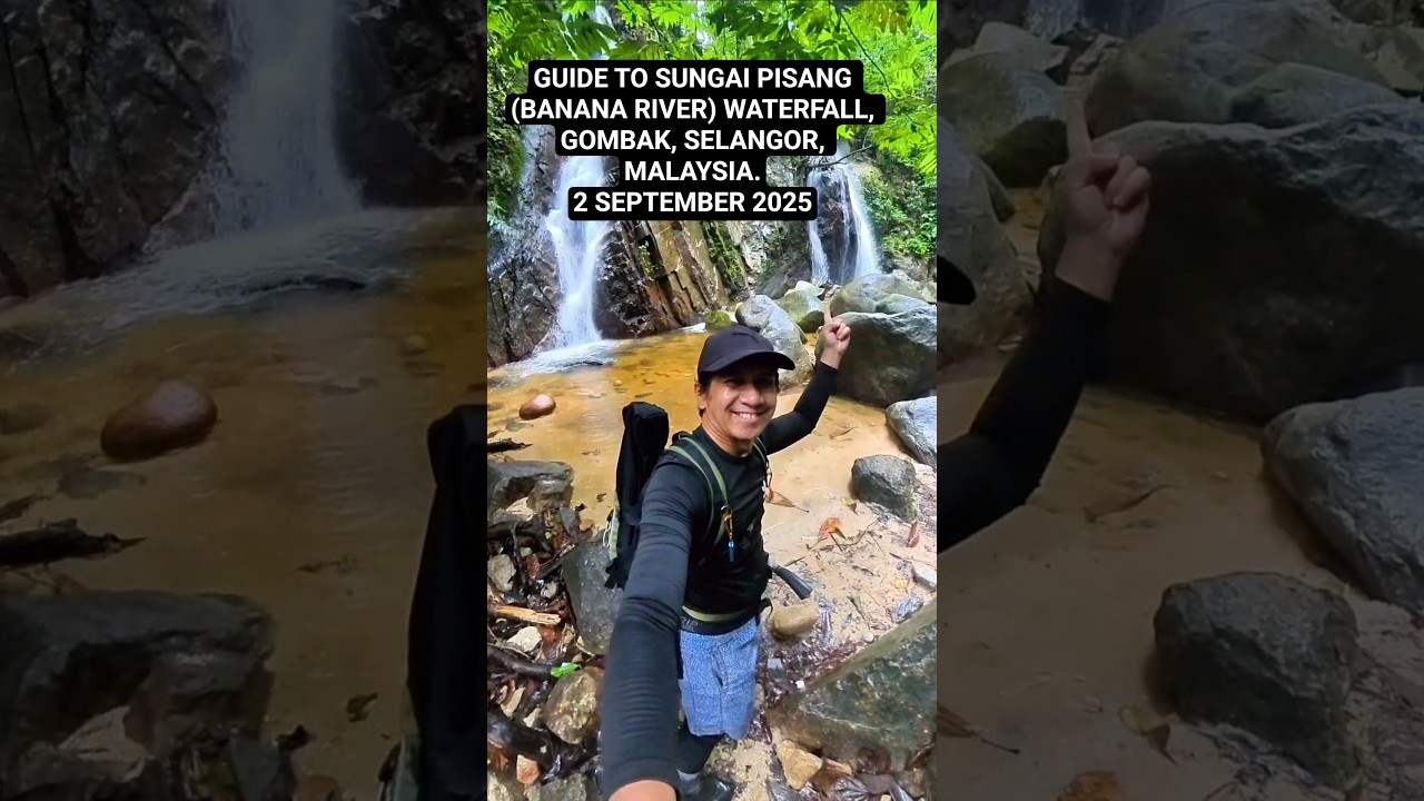 Guide to Sungai Pisang Waterfall. #nature #outdoors #hiking #waterfall #selangor #malaysia #fyp