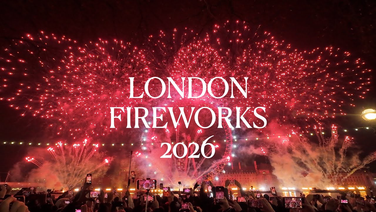 2026 런던 새해 불꽃놀이 카운트다운 블루존 / London Fireworks 2026 Blue zone