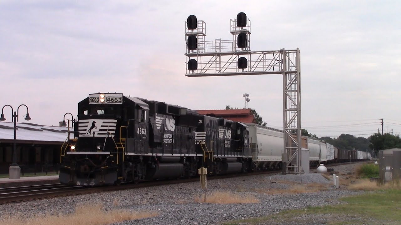 Railfanning Salisbury, NC  8/5/19