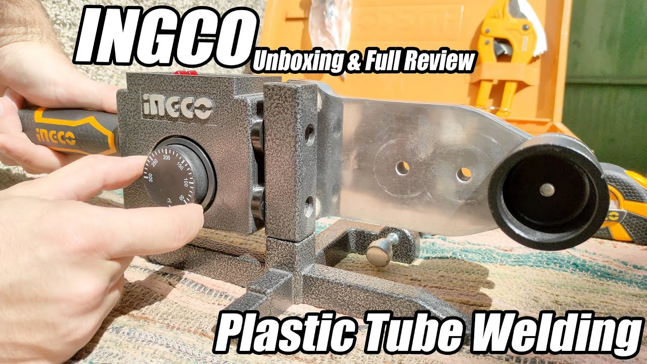 INGCO Plastic Tube Welder 1500W / Unboxing and Full Review (PTWT215002) PVC