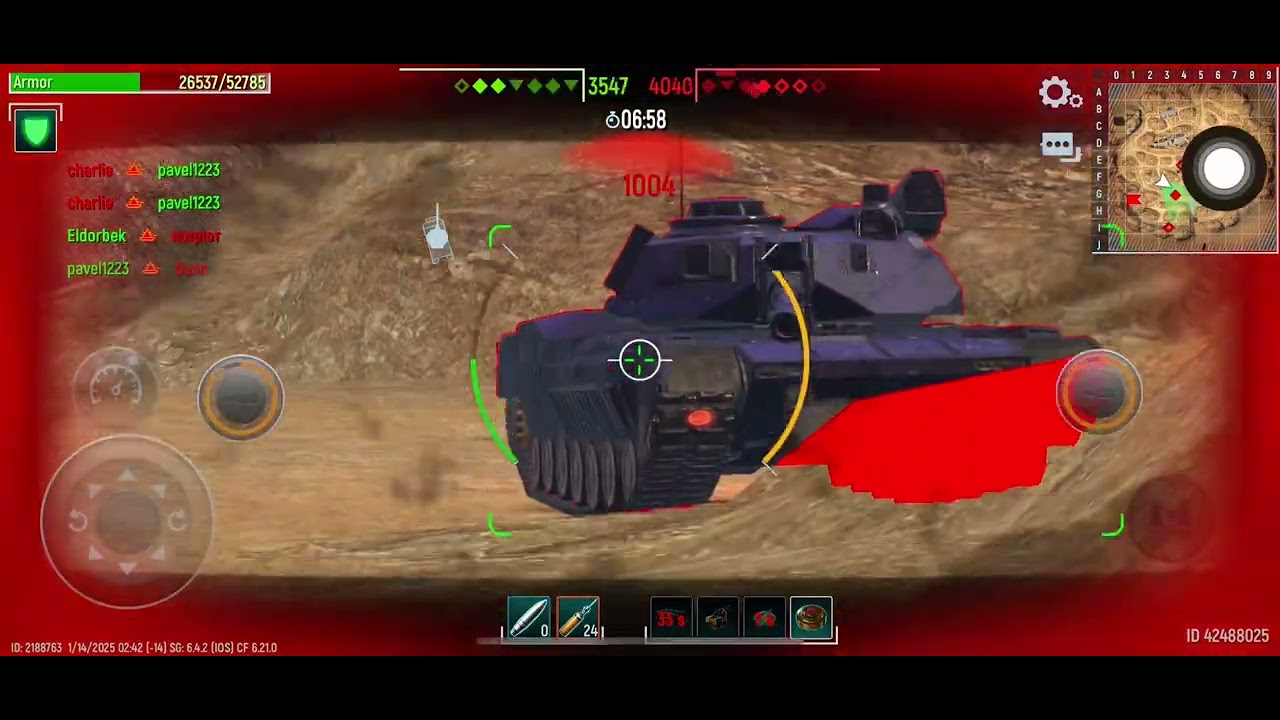 Tank force Eldorbek good battle 😈😈