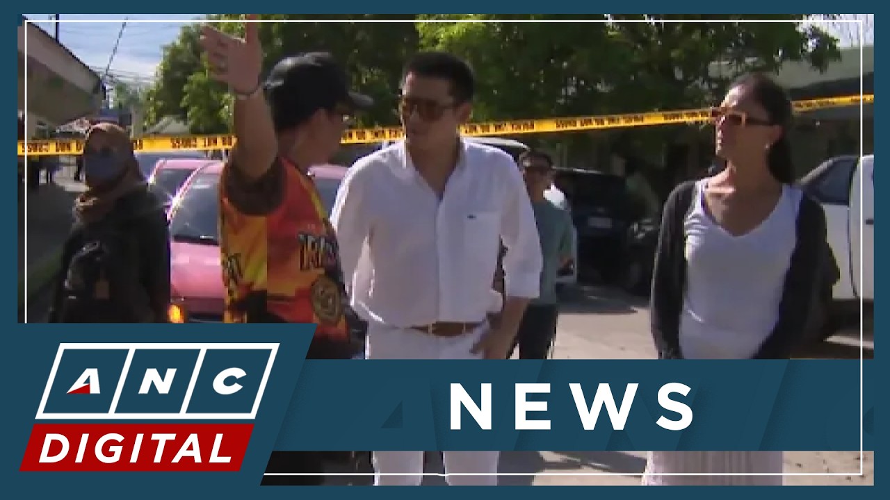 LOOK: Sen. Padilla, Tacloban City Mayor Romualdez visit school where tragic shooting happened | ANC