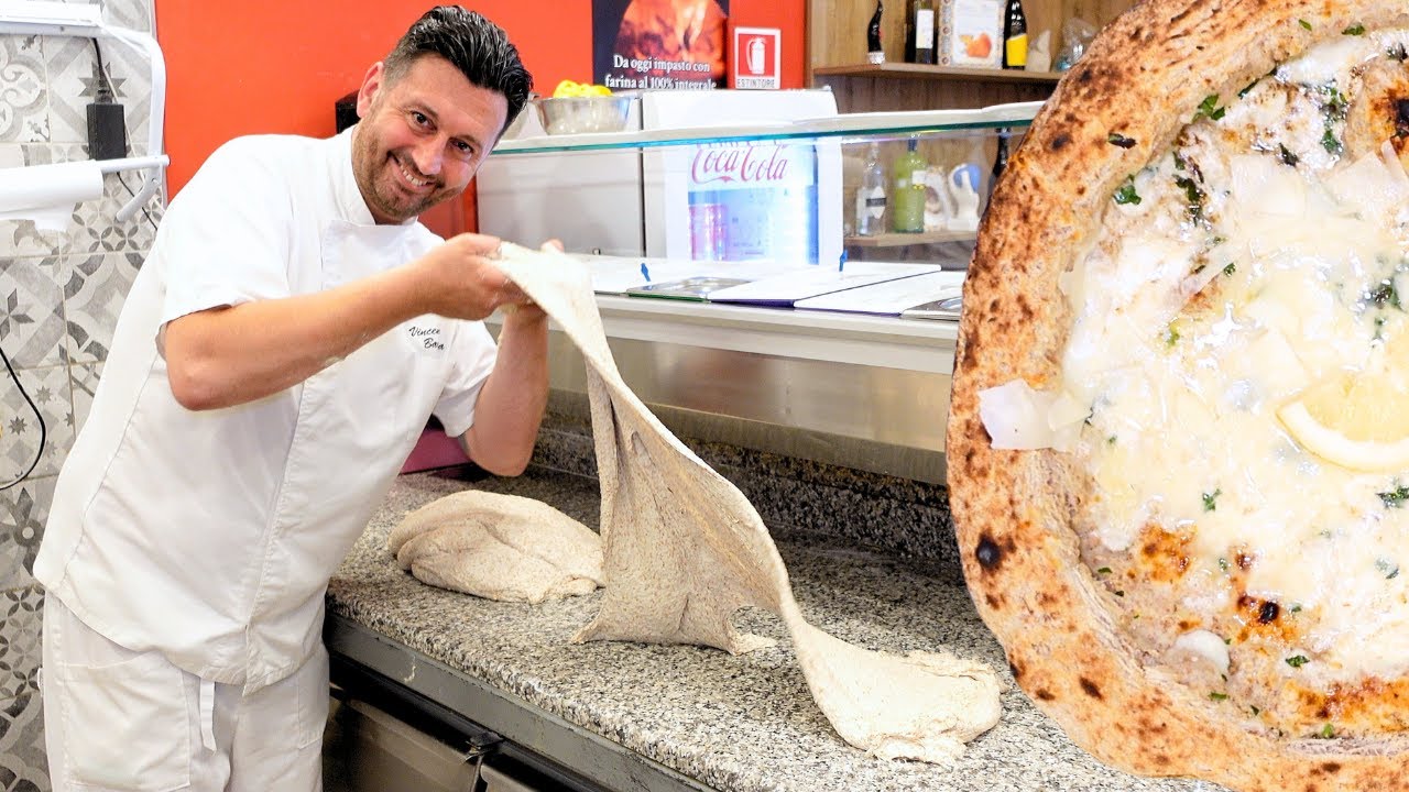 Тесто для неаполитанской пиццы из 100% цельной пшеницы 🍕 Рецепт мастера Винченцо 🇮🇹