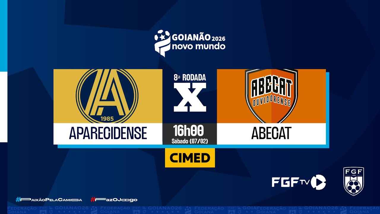 Aparecidense x Abecat - Goianão Novo Mundo - 8ª rodada