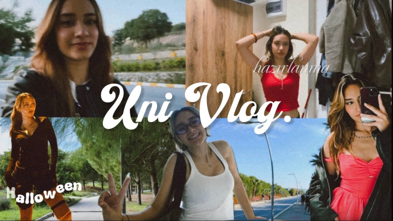 Uni vlog.(iyte,kyk,halloween partisi,hazırlık…)