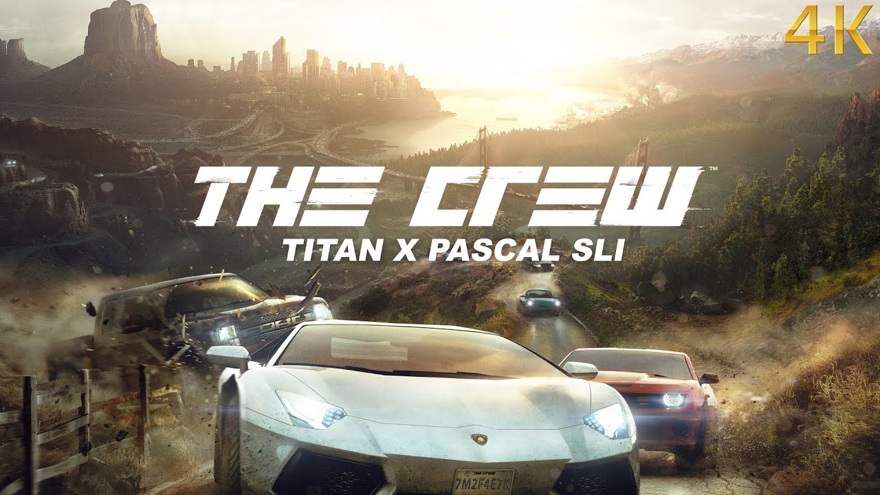 The Crew | Titan X Pascal SLI | 4K | Nvidia HB SLI Bridge Performance Test | 60FPS