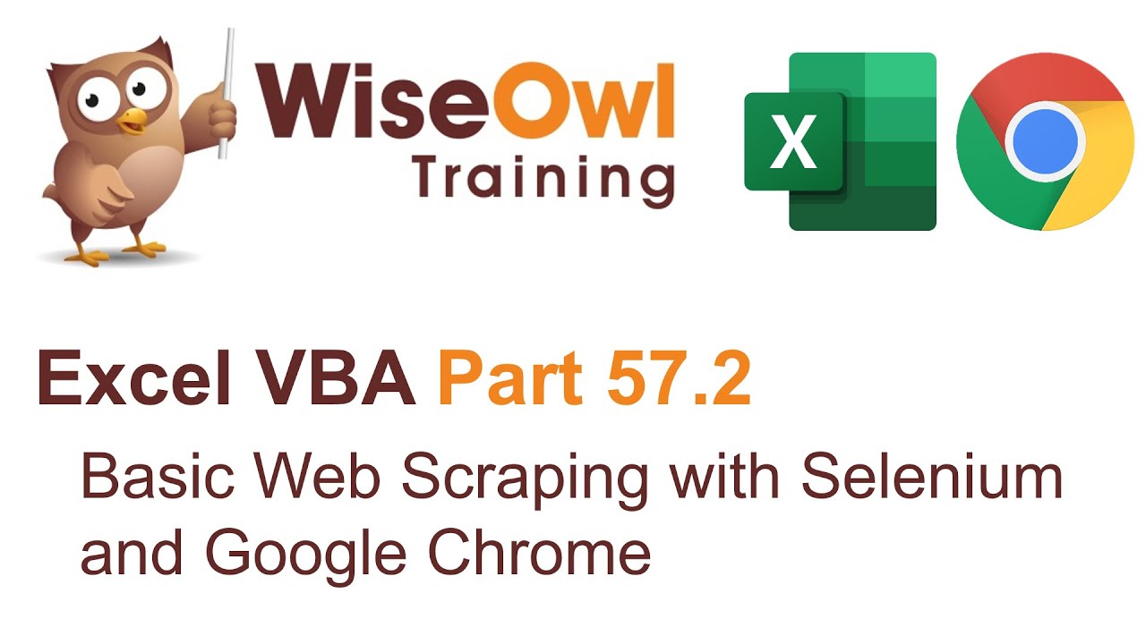 Excel VBA Introduction Part 57.2 - Basic Web Scraping with Selenium and Google Chrome