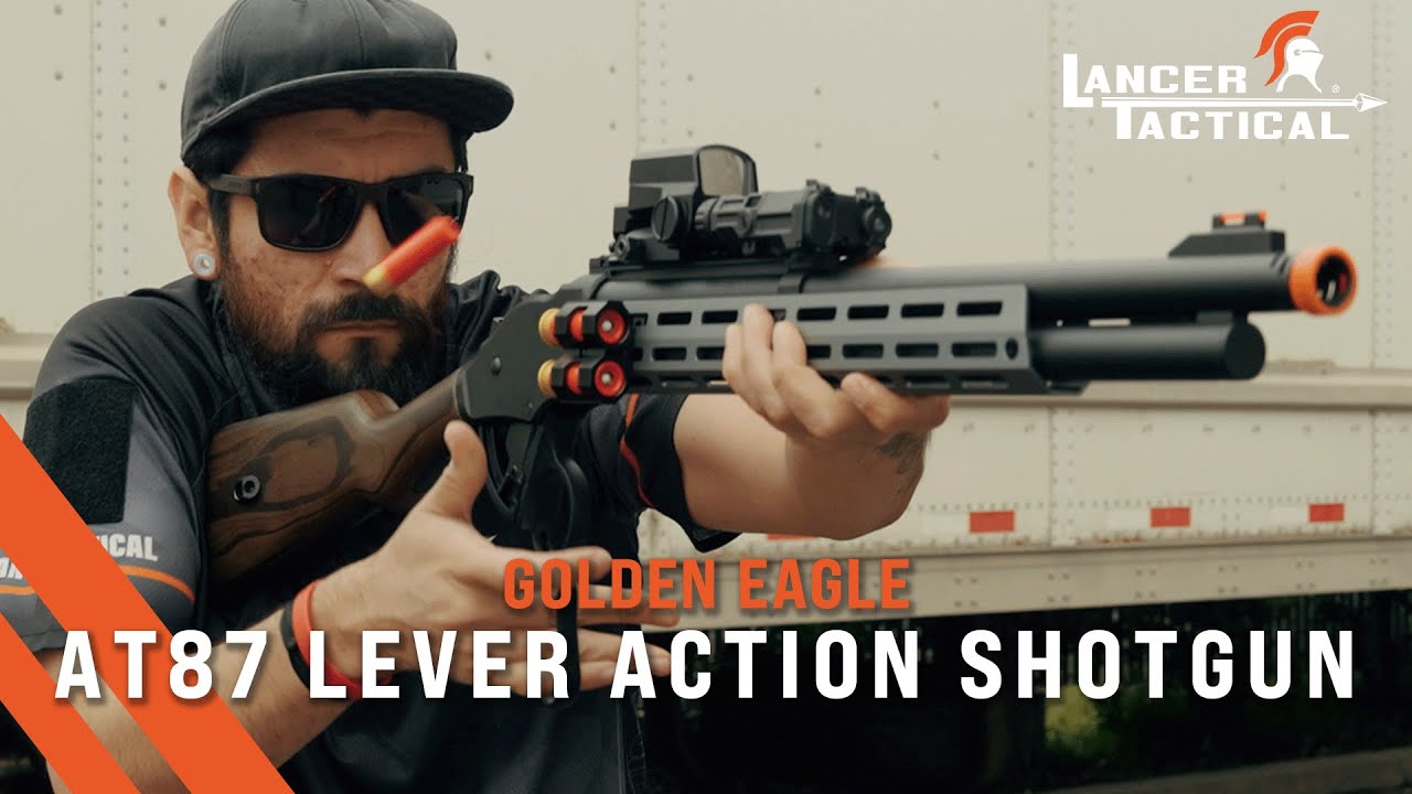 LEVER ACTION FROM THE FUTURE! - Golden Eagle AT-87 Airsoft Shotgun | Lancer Tactical