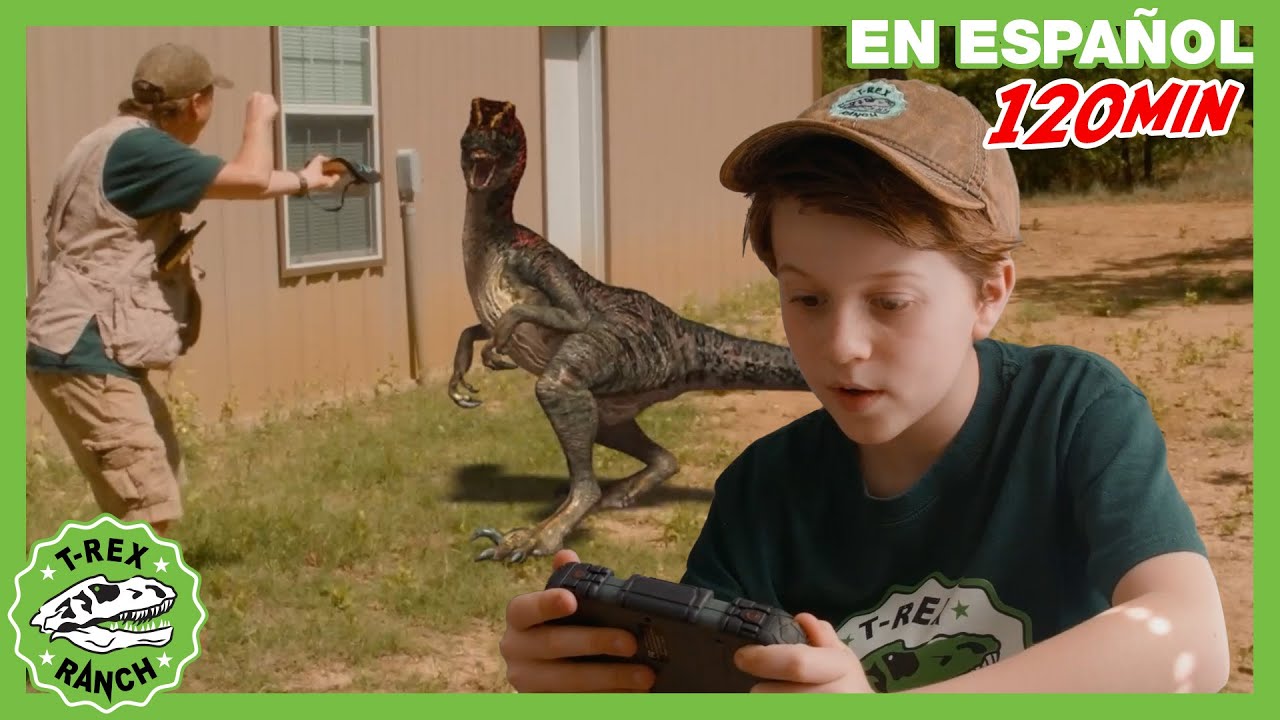 &iexcl;Ranger Aaron y LB en busca del Raptor perdido! | 🦖 T-Rex Rancho | Moonbug Kids - Parque en Vivo!