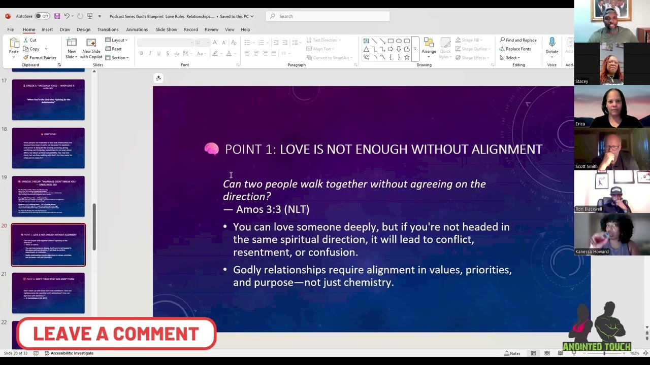 #100 God's Blueprint – Love, Roles, & Relationships: Stop Waiting to Be Chosen Start Becoming | Ep.3