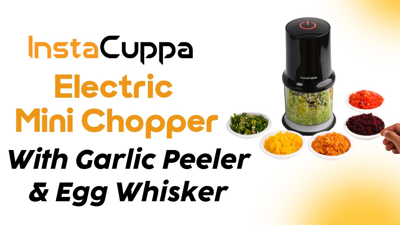 InstaCuppa Mini Electric Chopper | Complete Product Overview & Features | Busy Moms’ Best Friend! 🧄