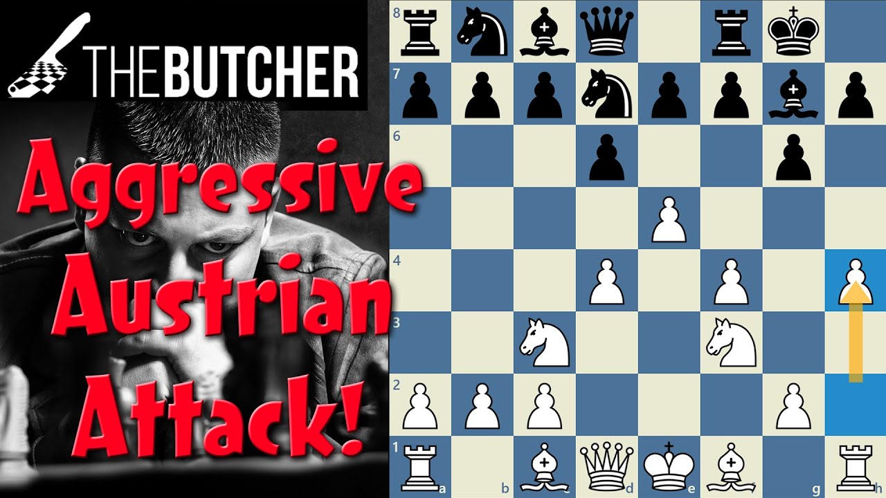 WILD Austrian Attack vs Pirc for Blitz Chess!!