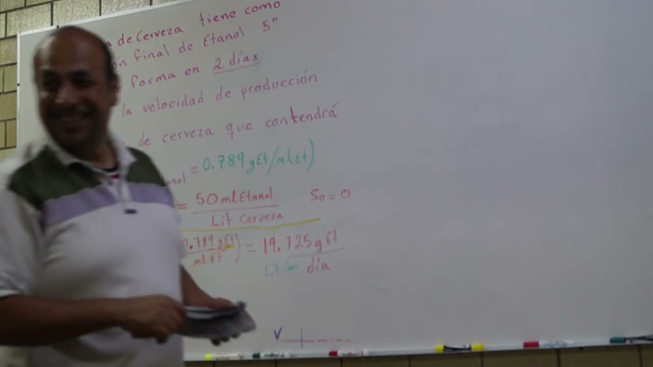 Ejercicio de producción de metabolito (Etanol)