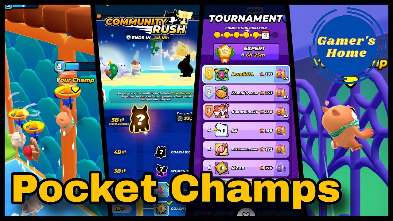 NEW UPDATE | COMMUNITY RUSH #3 | Pocket Champs PVP Racing Games Gameplay #pocketchamps