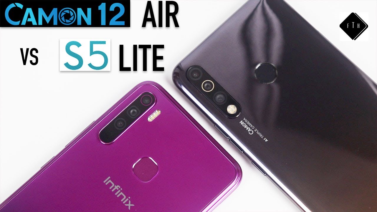 Infinix S5 Lite vs Tecno Camon 12 Air Comparison! Which one is Better?