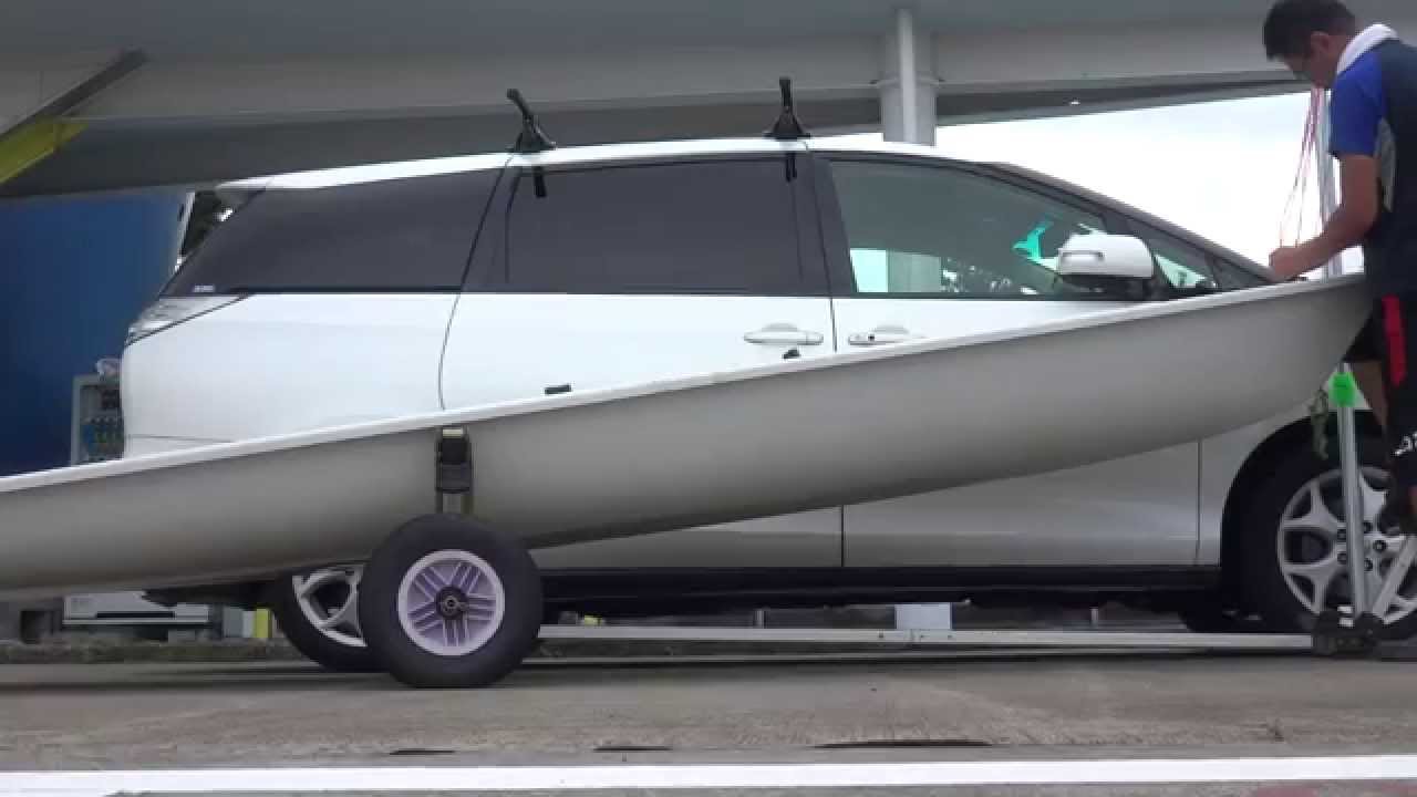 20150723 How to Car Top a Boat by singlehand