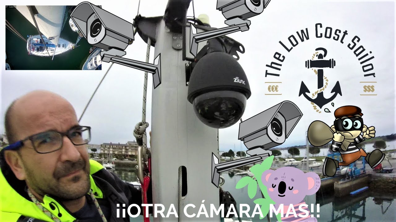 EP7 - Cámara WIFI exterior motorizada económica. Para vigilancia y navegación.