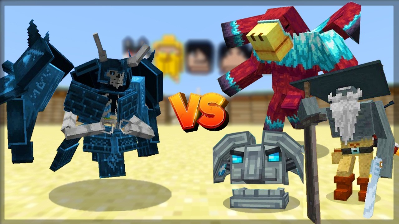 Minecraft: The Immortal Vs Terramity - Batalha De Mobs | 1.20.1 Mob Battle