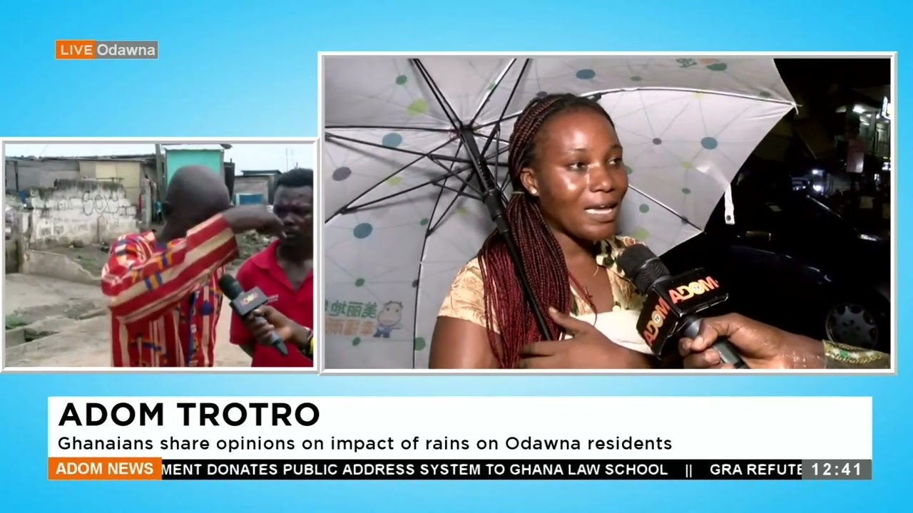 Adom Trotro: Ghanaians share opinions on the impact of rains on Odawna residents.
