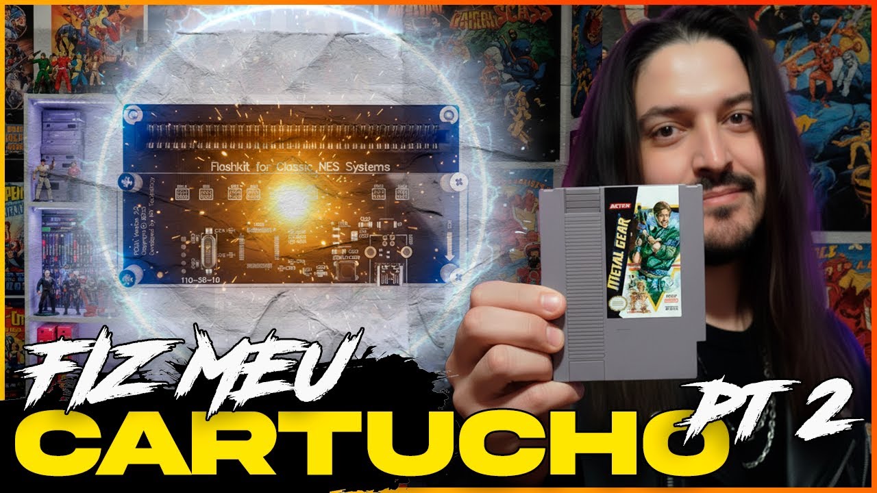 🧩 6️⃣ GRAVE JOGOS DE NINTENDINHO EM CASA 🔥 | CONHE&Ccedil;A O GRAVADOR DE CARTUCHOS RETR&Ocirc; DE NES!