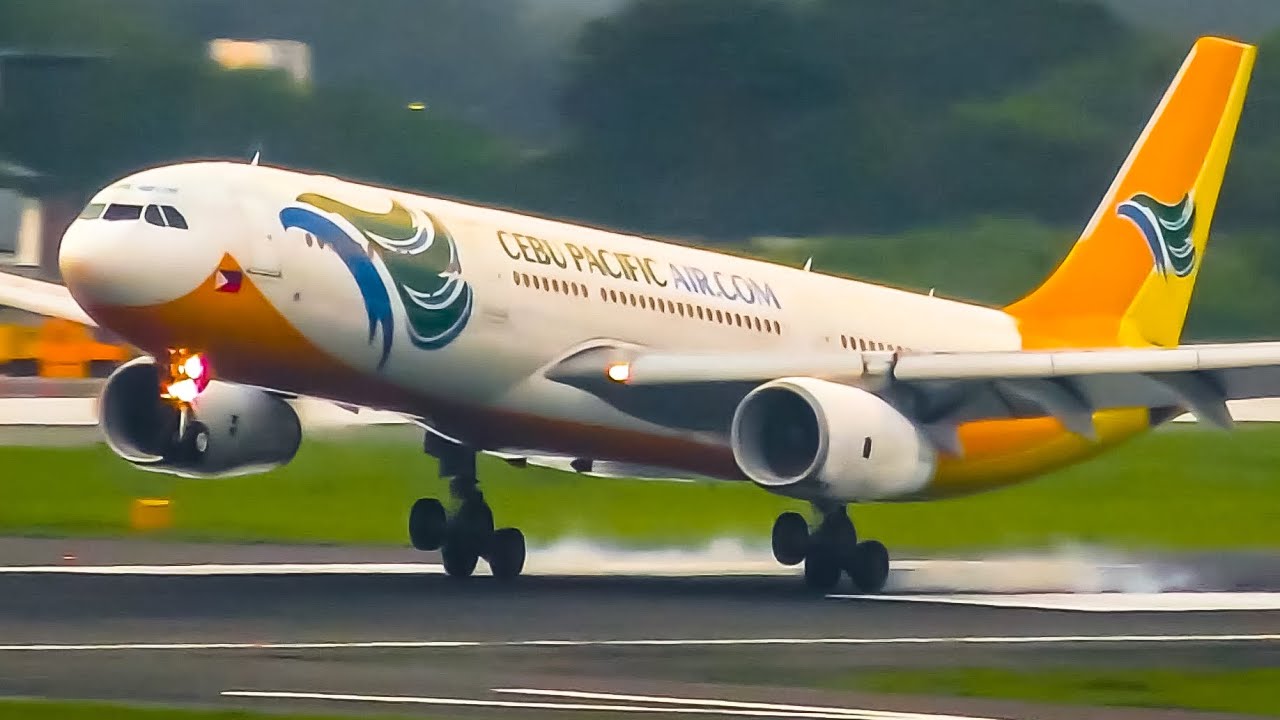 CLOSE UP Aircraft Landings and Take offs | B777 B787 A350 B747 | Manila Airport Plane Spotting