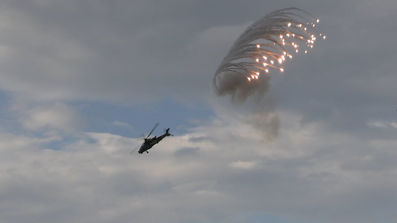 Rooivalk helicopter at the Swartkops Airshow 2023 - South Africa
