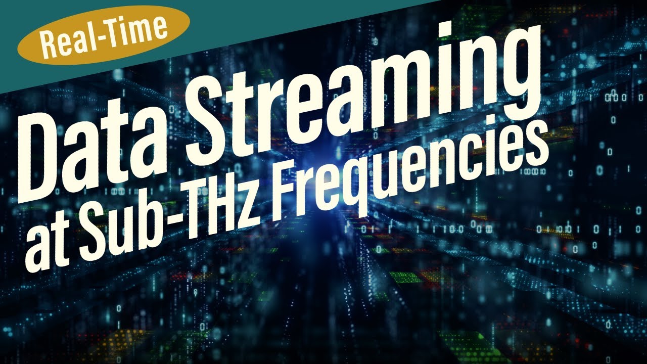 Real-Time Data Streaming at Sub-THz Frequencies