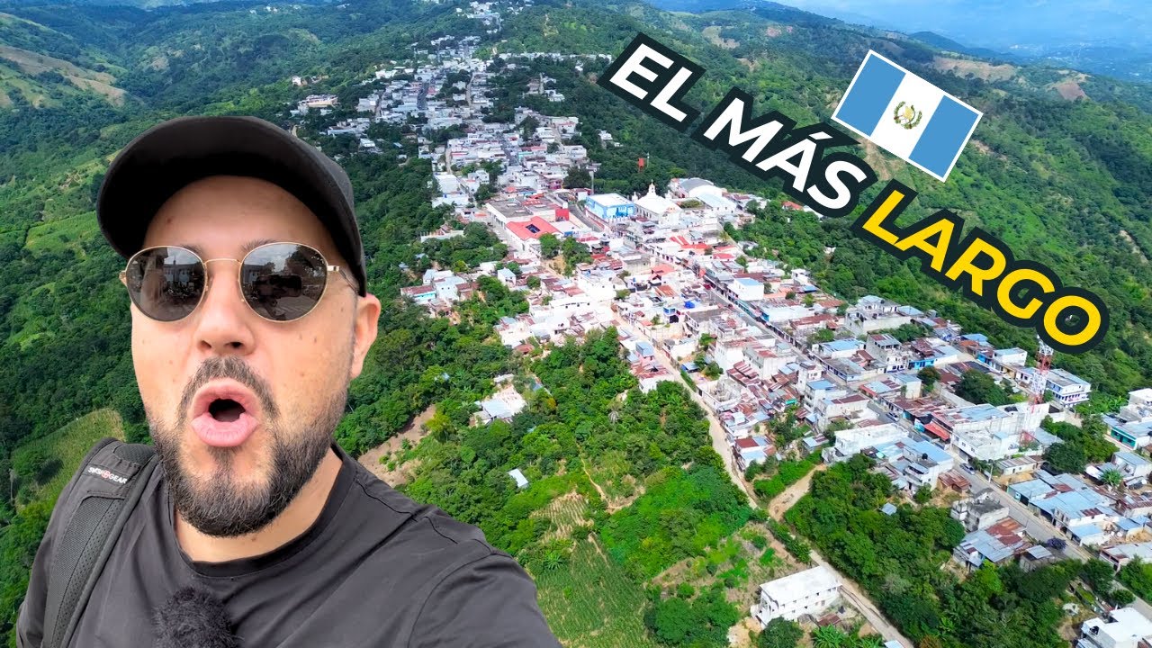 Descubre el PUEBLO MÁS LARGO sobre la montaña en GUATEMALA