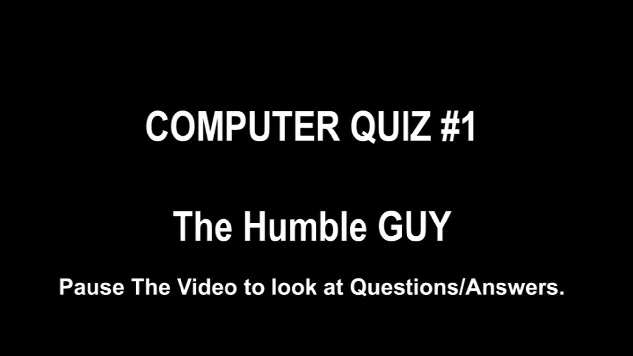 Computer Questions #1 | The Humble Guys | For IBPS,SBI,RBI,etc...