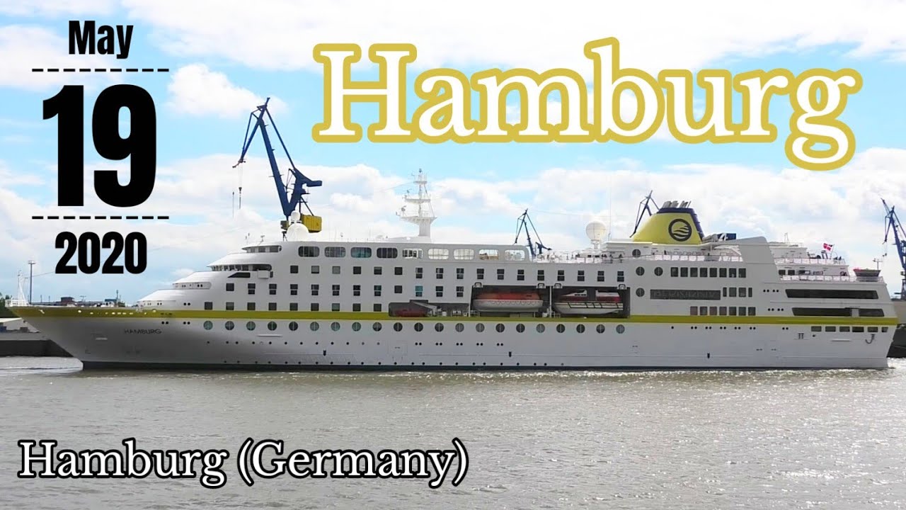 HAMBURG - float out @ Blohm+Voss shipyard in Hamburg (Germany)