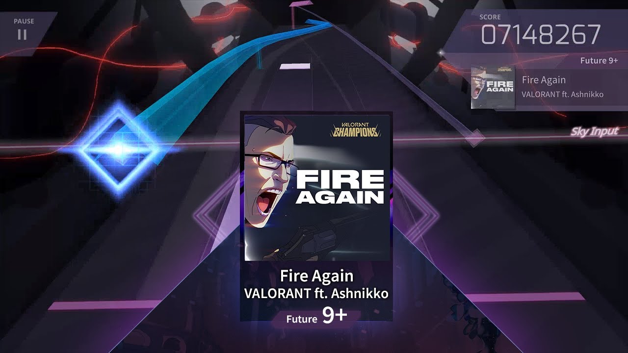 [Arcaea Fanmade Collab] Fire Again - VALORANT x Ashnikko (Future 9+)