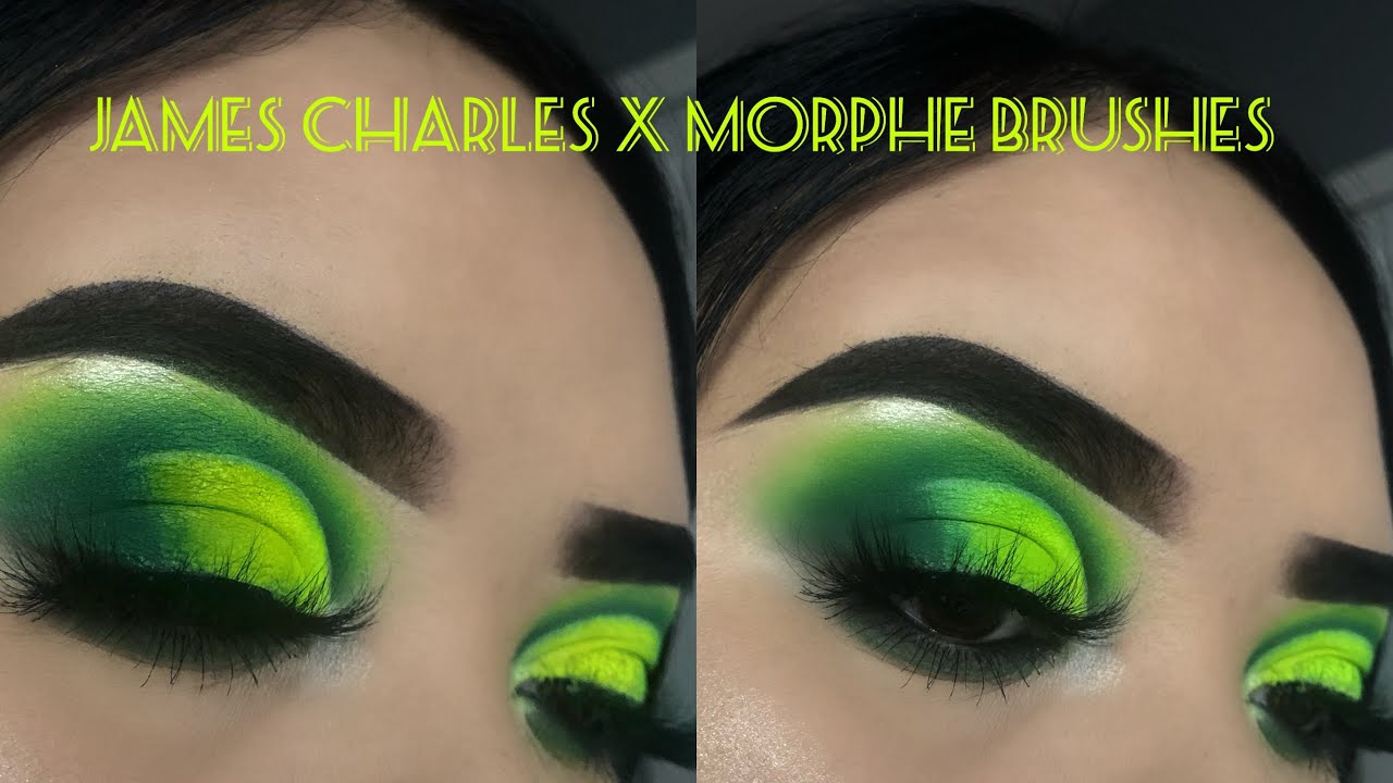 Neon Green Eyeshadow JAMES CHARLES X MORPHE
